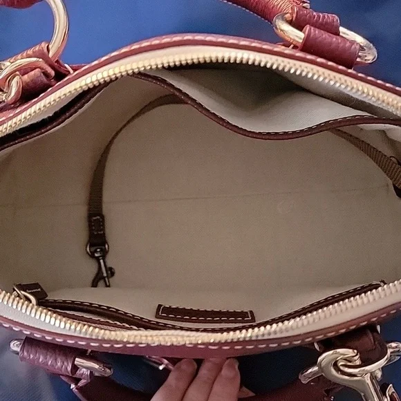 Dooney & Bourke Lucca Leather Satchel - Picture 9 of 13